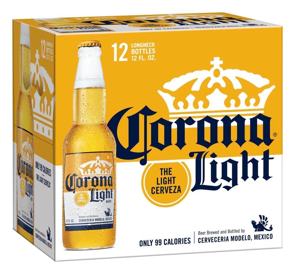 Corona Light Mexican Lager Beer ,12 Pack 12Oz Bottles