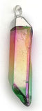 Rainbow Aura Quartz Pendant 