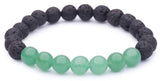 Aventurine and Lavastone Bracelet