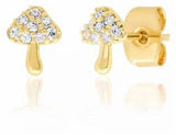 Mushroom Stud Earrings