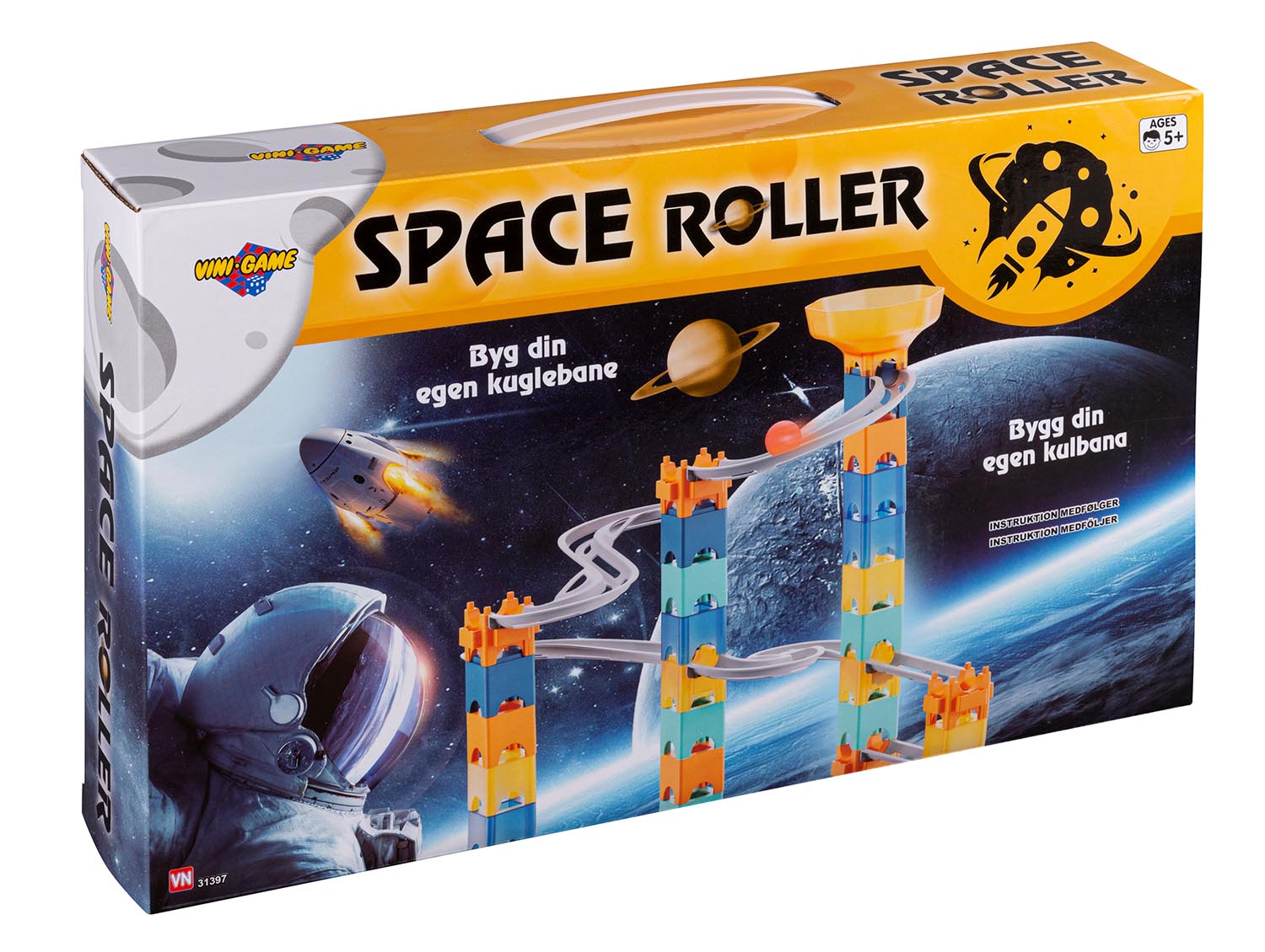 Billede af Space Roller Kuglebane 47 Dele - kuglebane - Legekammeraten.dk