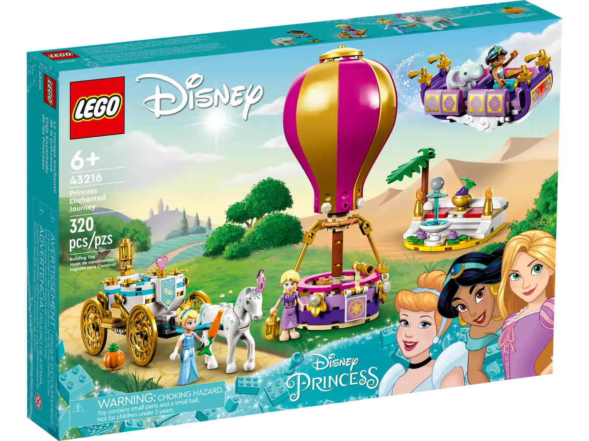 Se 43216 LEGO Disney Princess Fortryllet prinsesserejse hos Legekammeraten.dk