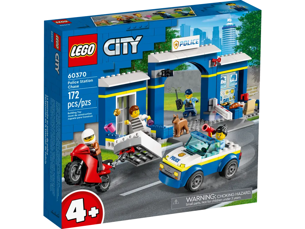 Se Lego City - Skurkejagt Ved Politistationen - 60370 hos Legekammeraten.dk