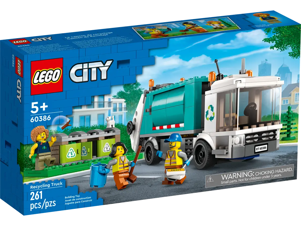 Se LEGO City Affaldssorteringsbil - LEGO - Legekammeraten.dk hos Legekammeraten.dk