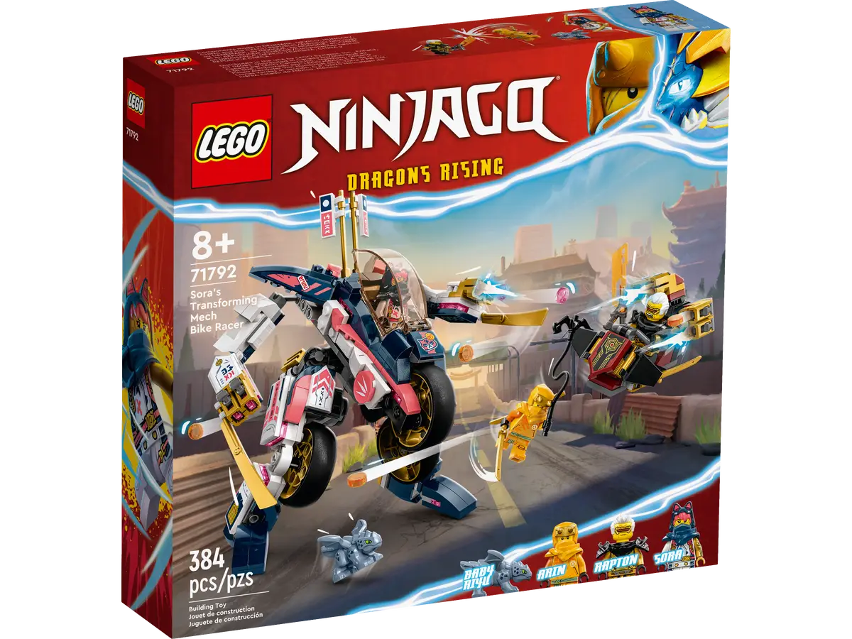 Se LEGO Ninjago Soras Forvandlings - Mech - Motorcykkel - LEGO - Legekammeraten.dk hos Legekammeraten.dk