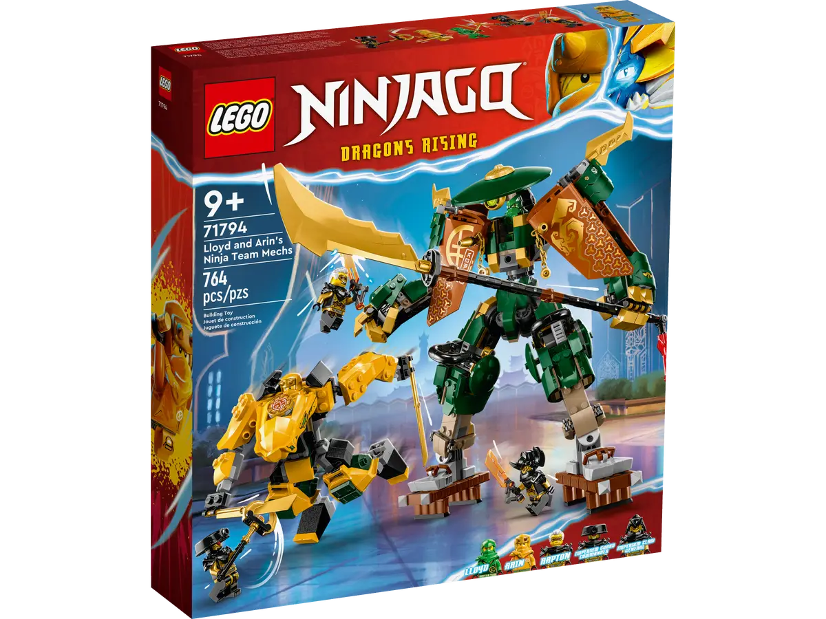 Se Lloyd og Arins ninjateam-mechs - 71794 - LEGO Ninjago hos Legekammeraten.dk