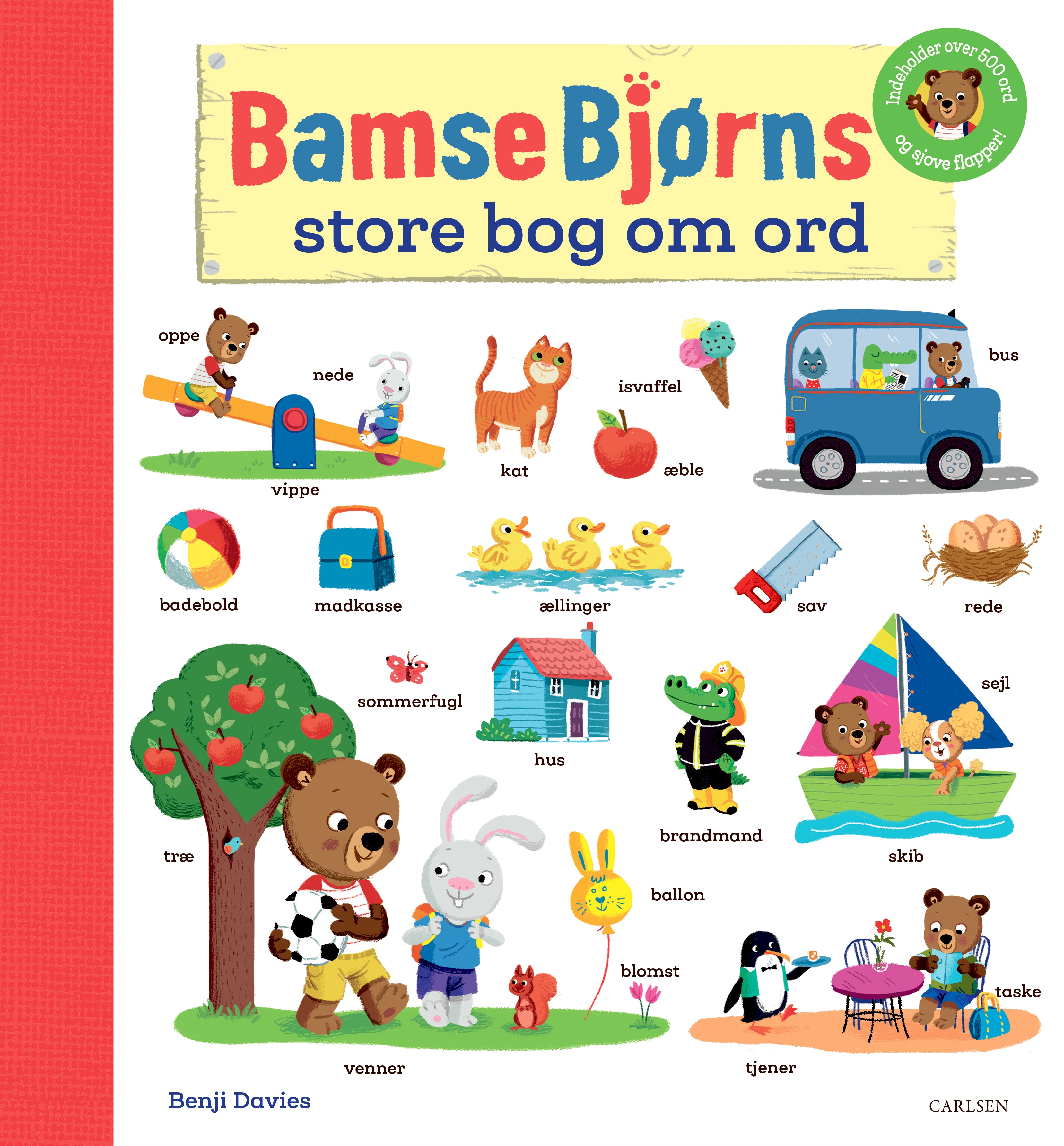 Se Bamse Bjørns Store Bog Om Ord - Benji Davis - Bog hos Legekammeraten.dk