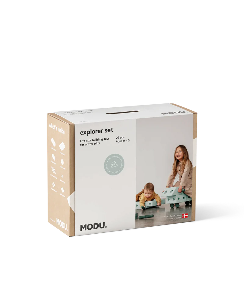 Modu Explore Byggesæt Ocean Mint Forest Green Modu Legekammeraten