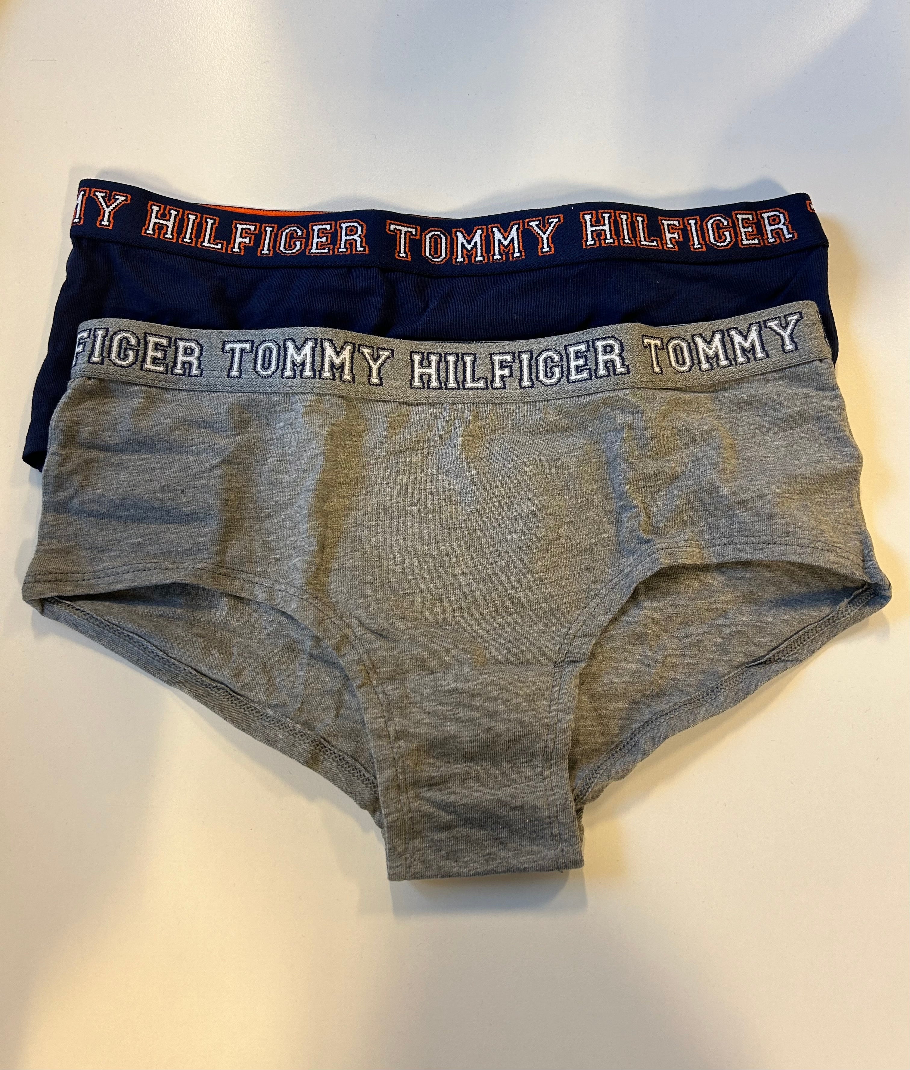 Billede af Tommy Hilfiger 2-Pak Trusser Shorty Navy/Grey - Legekammeraten.dk