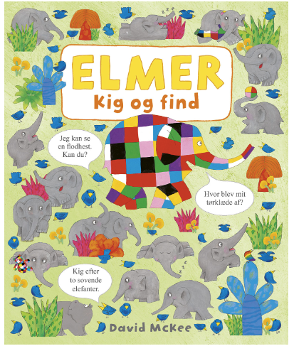 Billede af Kig Og Find Bog, Elmer - Legekammeraten.dk