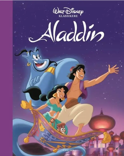 Billede af Børnebog, Aladdin - Legekammeraten.dk