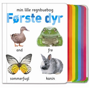 Se Min Lille Regnbuebog - Første Dyr - Diverse - Bog hos Legekammeraten.dk