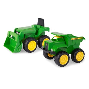 Big Scoop, John Deere Mini Traktor Og Dump Truck - Traktor/Dump Truck - Legekammeraten.dk