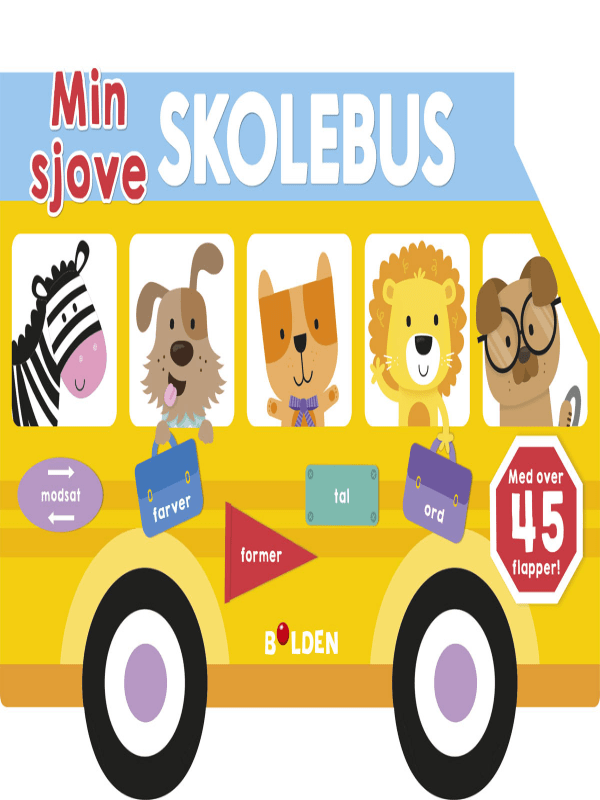 Børnebog Min Sjove Skolebus - Børnebog - Legekammeraten.dk