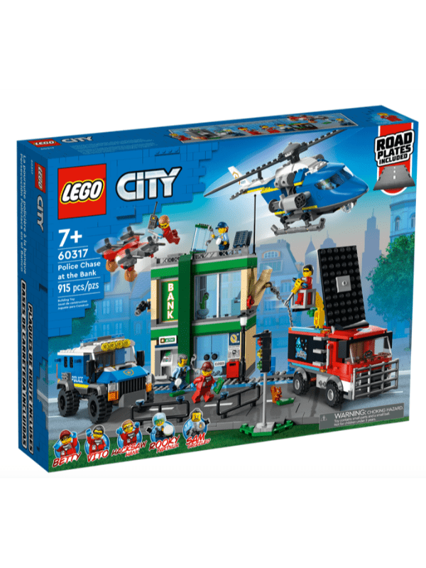 Billede af LEGO City Politijagt Ved Banken - Lego City - Legekammeraten.dk