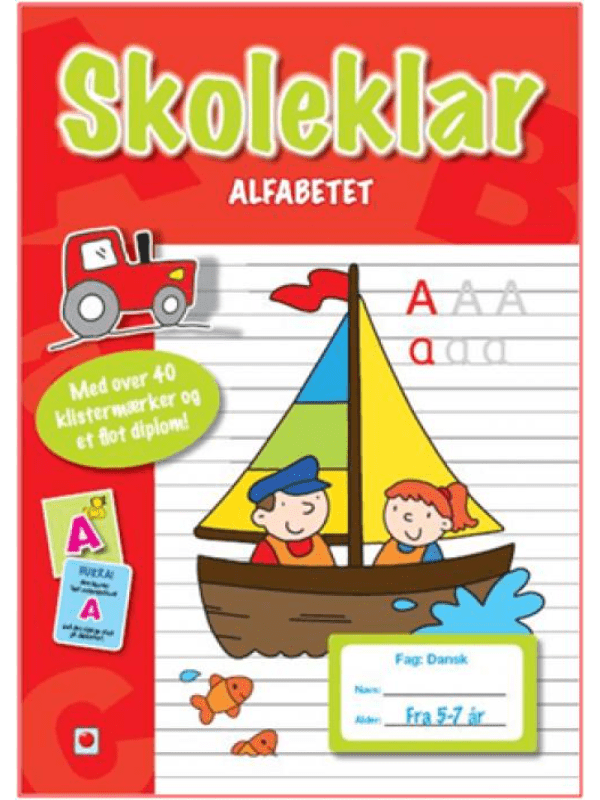 Se Aktivitetsbog Skoleklar: Alfabetet - Legekammeraten.dk hos Legekammeraten.dk