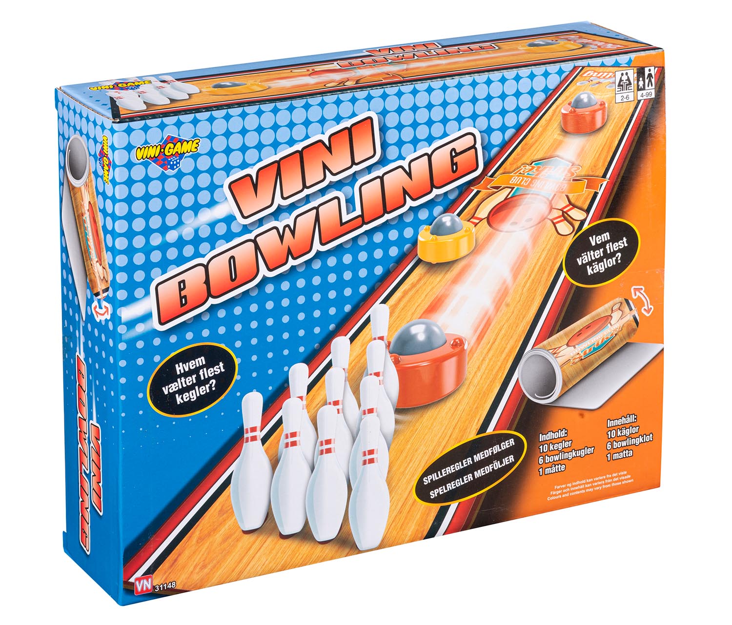 VINI BOWLING 90x20 Cm. - Spil - Legekammeraten.dk