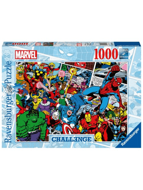 Puslespil Challenge Marvel 1000 Brikker - Legekammeraten.dk
