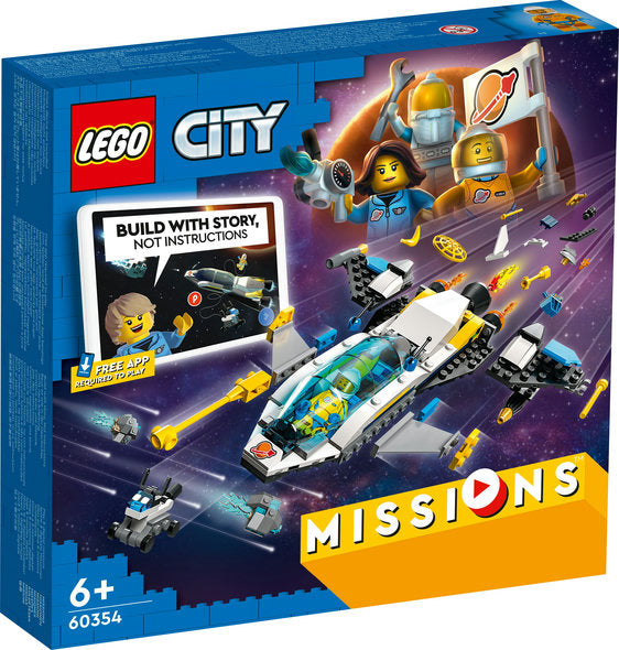Se 60354 LEGO City Missions Udforskningsmissioner Med Mars-Rumfartøjer hos Legekammeraten.dk
