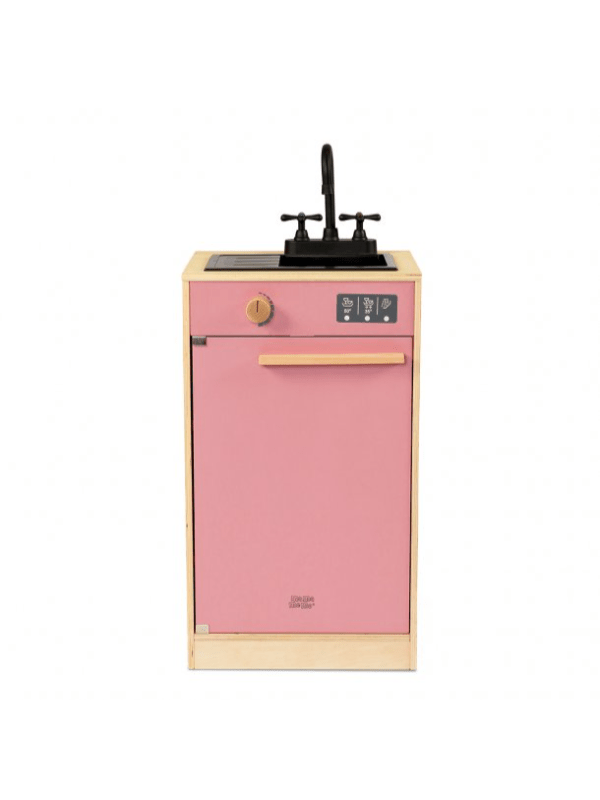 Se MaMaMeMo Legekøkken opvaskemaskine med vask - Cherry Blossom hos Legekammeraten.dk