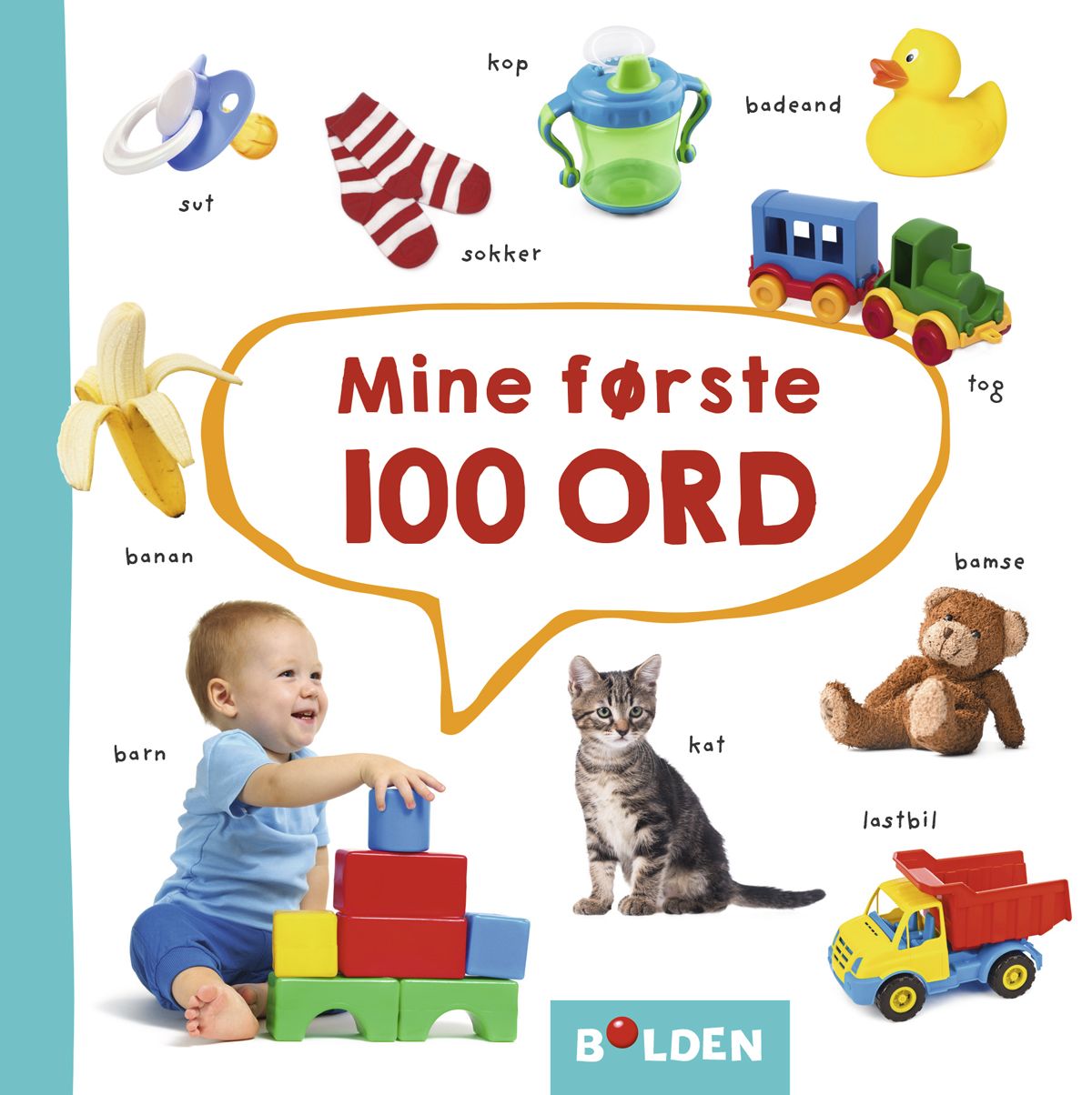 Børnebog Mine Første 100 Ord - børnebog - Legekammeraten.dk