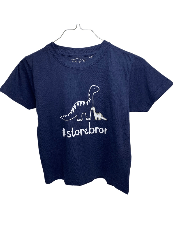 #Storebror T-Shirt S/S, Blue Navy - Legekammeraten.dk
