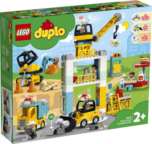Lego Duplo Byggeplads Med Lego Duplo Legekammeraten Fra LEGO på tilbud til 838 DKK
