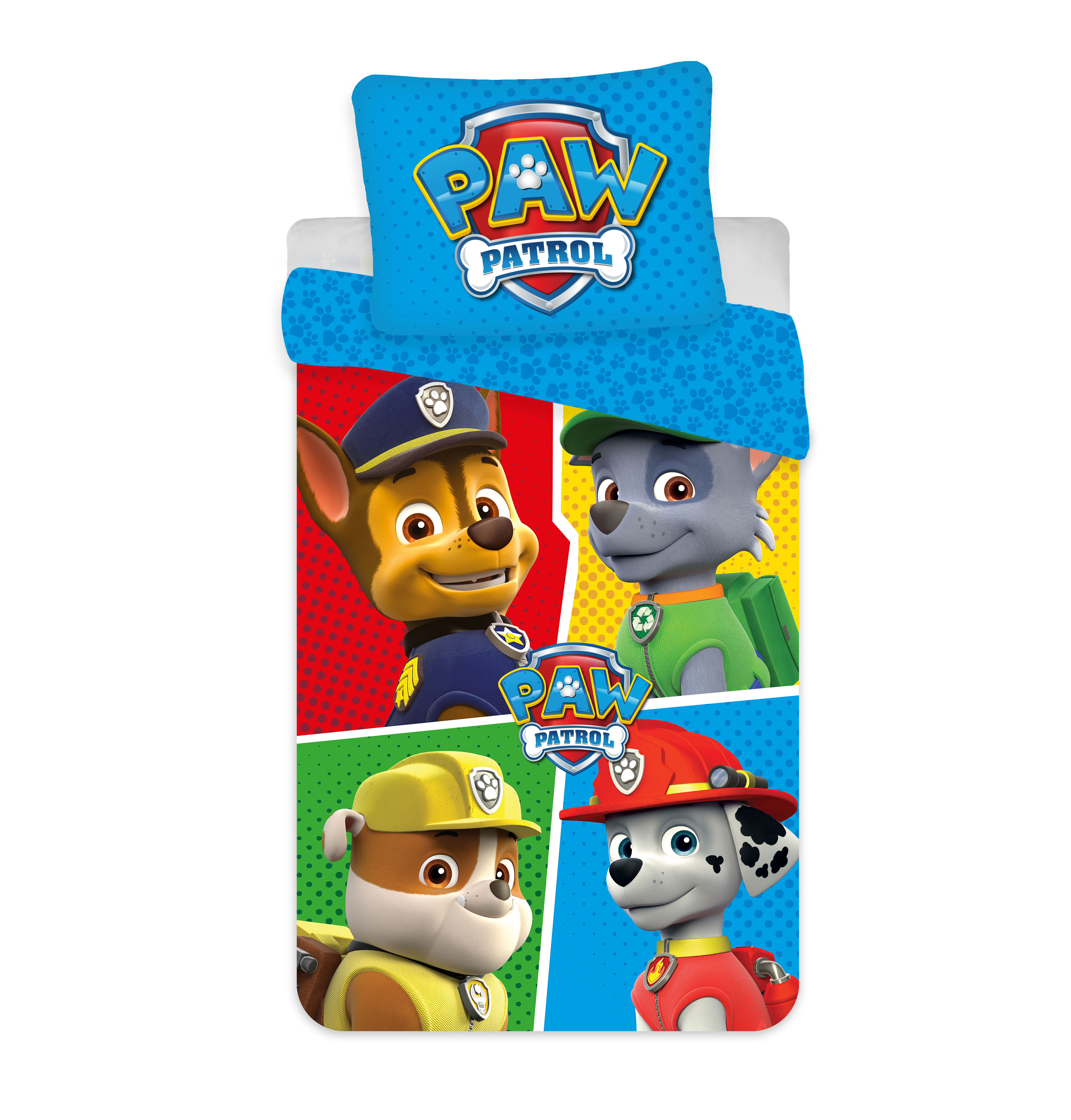 Billede af Voksen Størrelse Sengetøj Med Paw Patrol - Voksen Sengesæt - Legekammeraten.dk