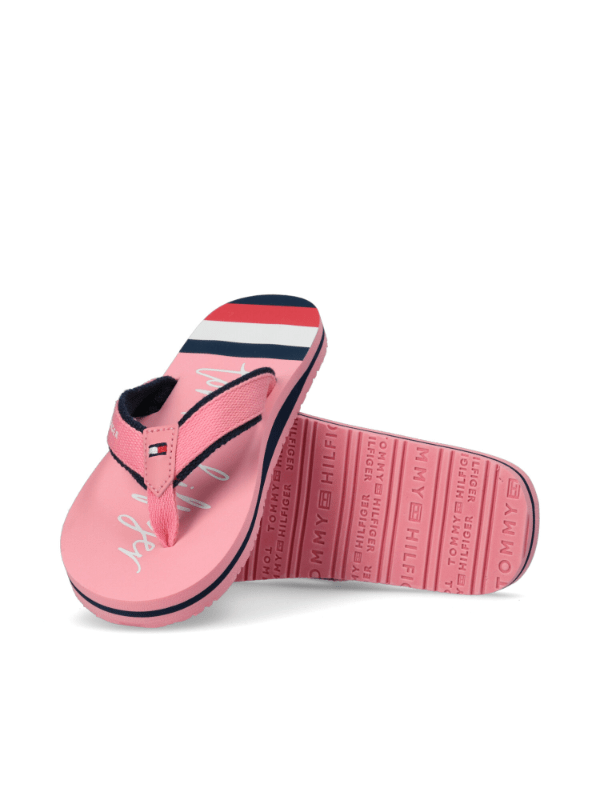 Billede af Tommy Hilfiger Flip Flop Badesandaler, Pink - badesandal - Legekammeraten.dk