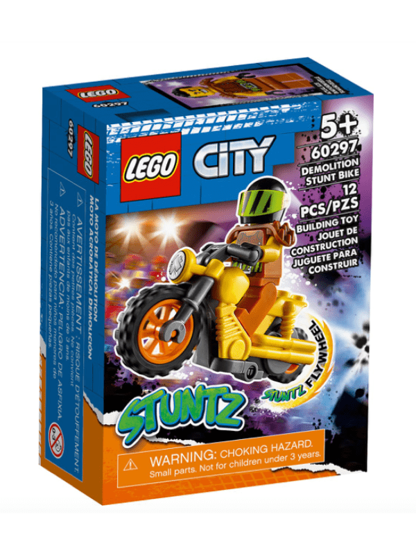 Se Nedrivnings-stuntmotorcykel - 60297 - LEGO City hos Legekammeraten.dk