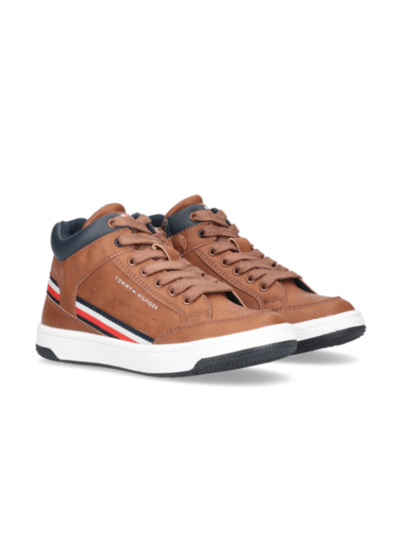 Billede af Tommy Hilfiger High Sneakers Tobacco - Legekammeraten.dk