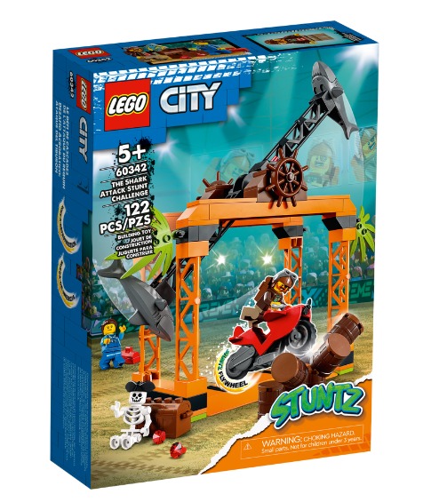 Se Stuntudfordring med hajangreb - 60342 - LEGO City hos Legekammeraten.dk