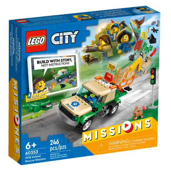 Billede af LEGO City Redingsmissioner For Vilde Dyr - Lego City - Legekammeraten.dk