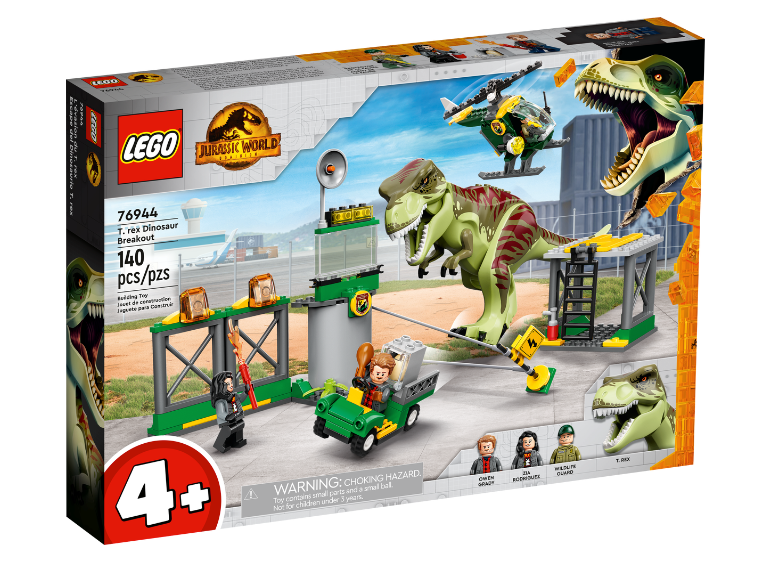 Billede af LEGO Jurassic World T-rex På Dinosaurflugt - Lego - Legekammeraten.dk