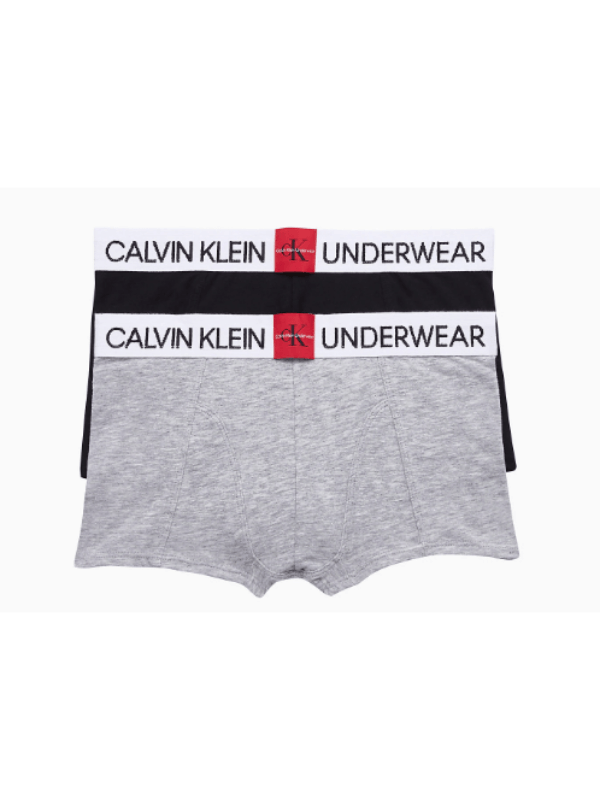 Se Calvin Klein 2-pak Boxershorts Black/Grey - Legekammeraten.dk hos Legekammeraten.dk