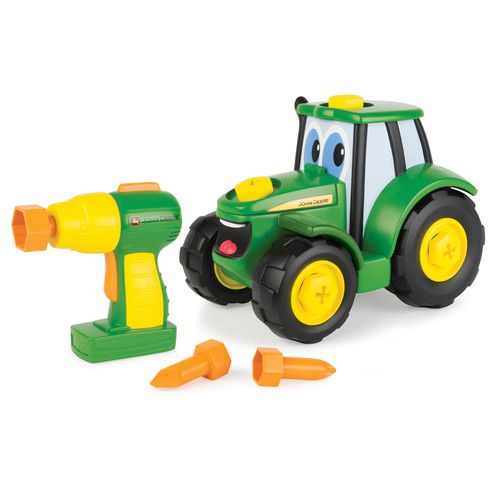 Billede af John Deere, Johnny Traktor, Byg En Traktor - traktor - Legekammeraten.dk