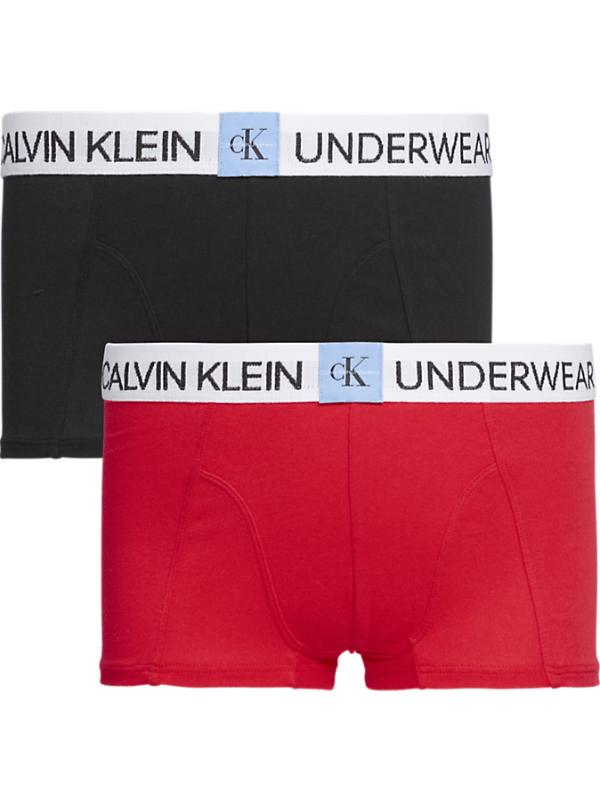 #2 - Calvin Klein 2-pak Boxershorts Lollipop/Black - Legekammeraten.dk
