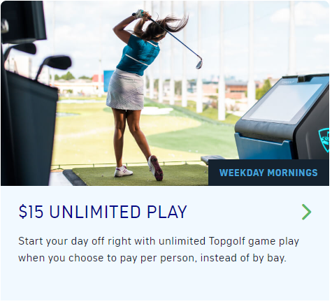 TOP GOLF Unlimited Play