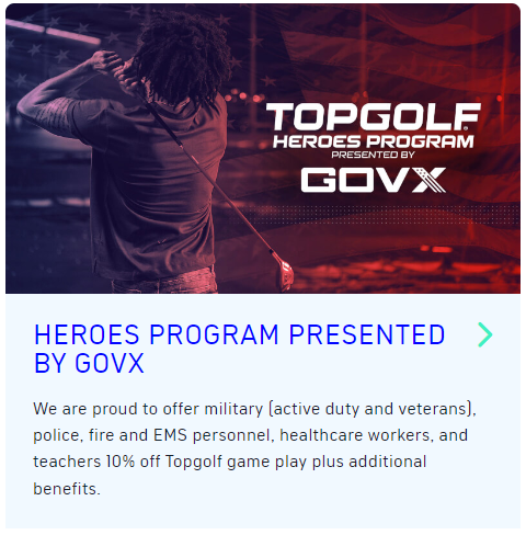 TOPGOLF Heroes Program