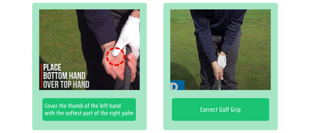 how to properly grip a golf club