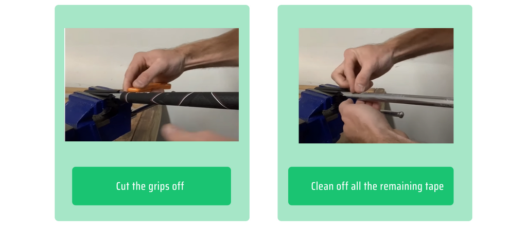 how to replace grips on golf clubs