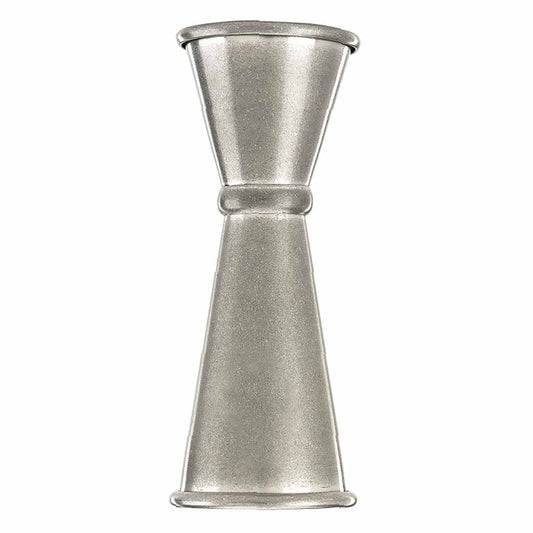 Bar Lux 1 oz / 2 oz Stainless Steel Jigger - Japanese Style, Mirrored  Finish, Copper-Plated Ring - 1 count box