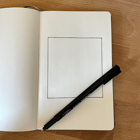 Mindful Drawing Technique Step 1