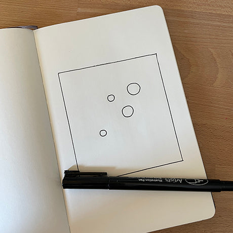 Mindful Drawing Technique Step 1