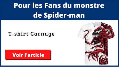 T-shirt spider-man carnage
