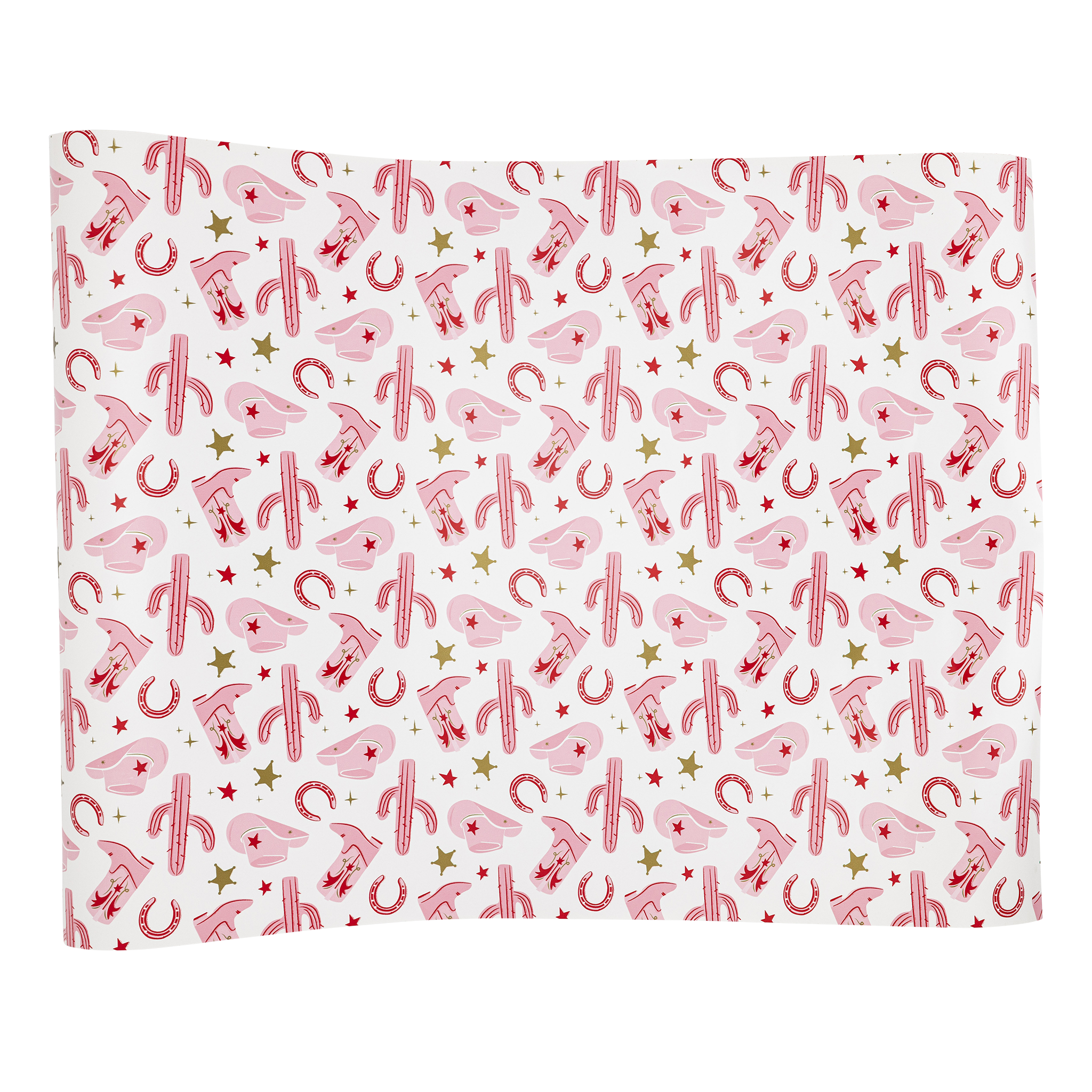 Cow Gal Pattern Paper Table Runner