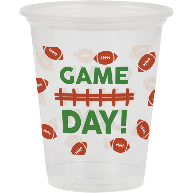 Promotional Game Day Tailgate Party Cups (16 Oz.)
