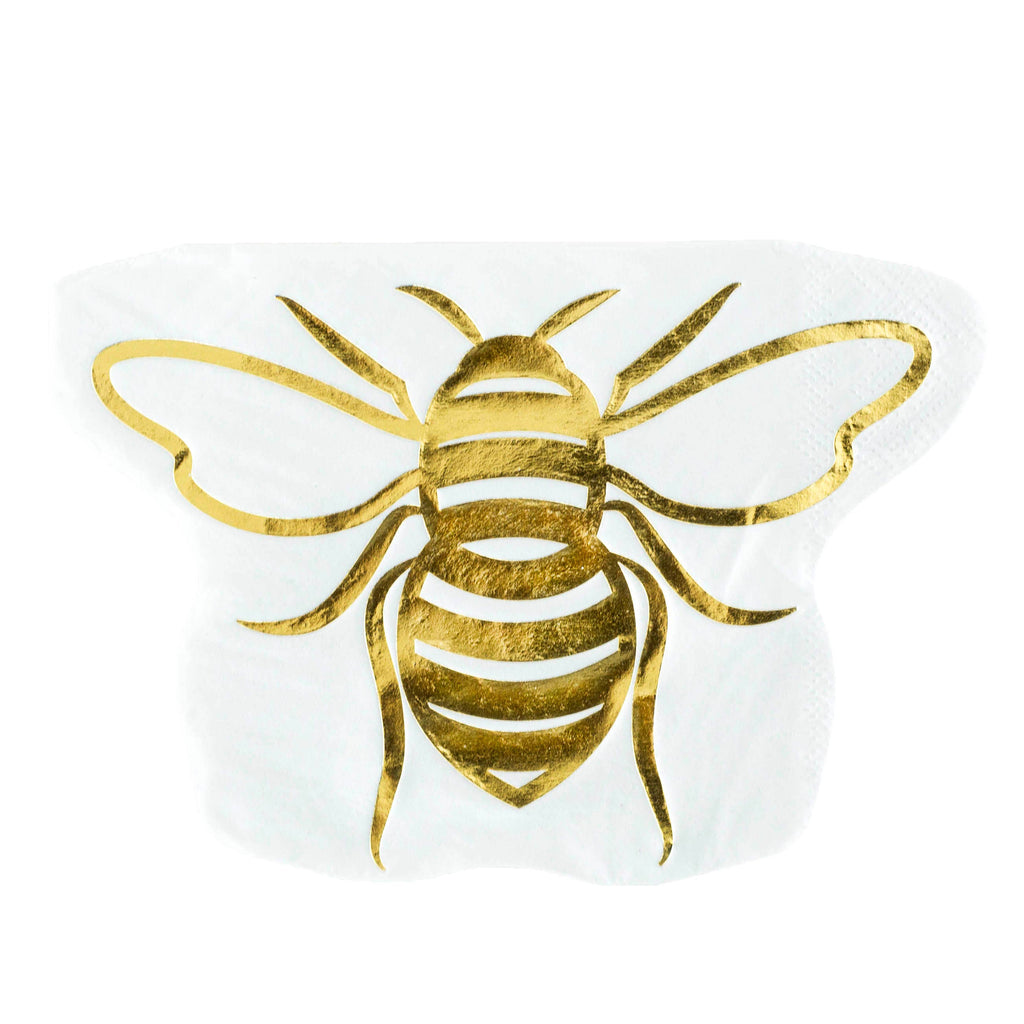 Honey Bee Gold Dinner Plates (Set of 8)