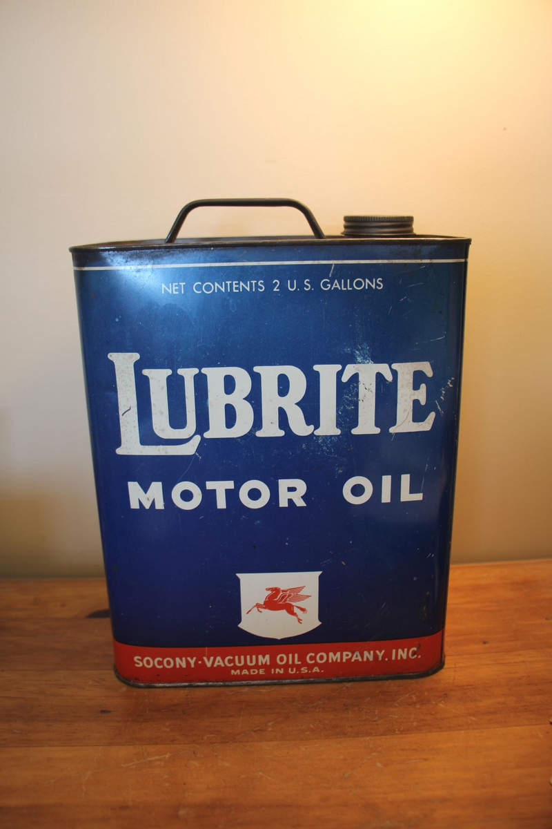 Lubrite Motor Oil 2 Gallon Tin – Ma Mère et Moi Antiques