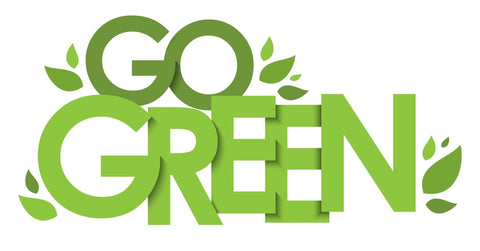 Go Green illustration - sustainable